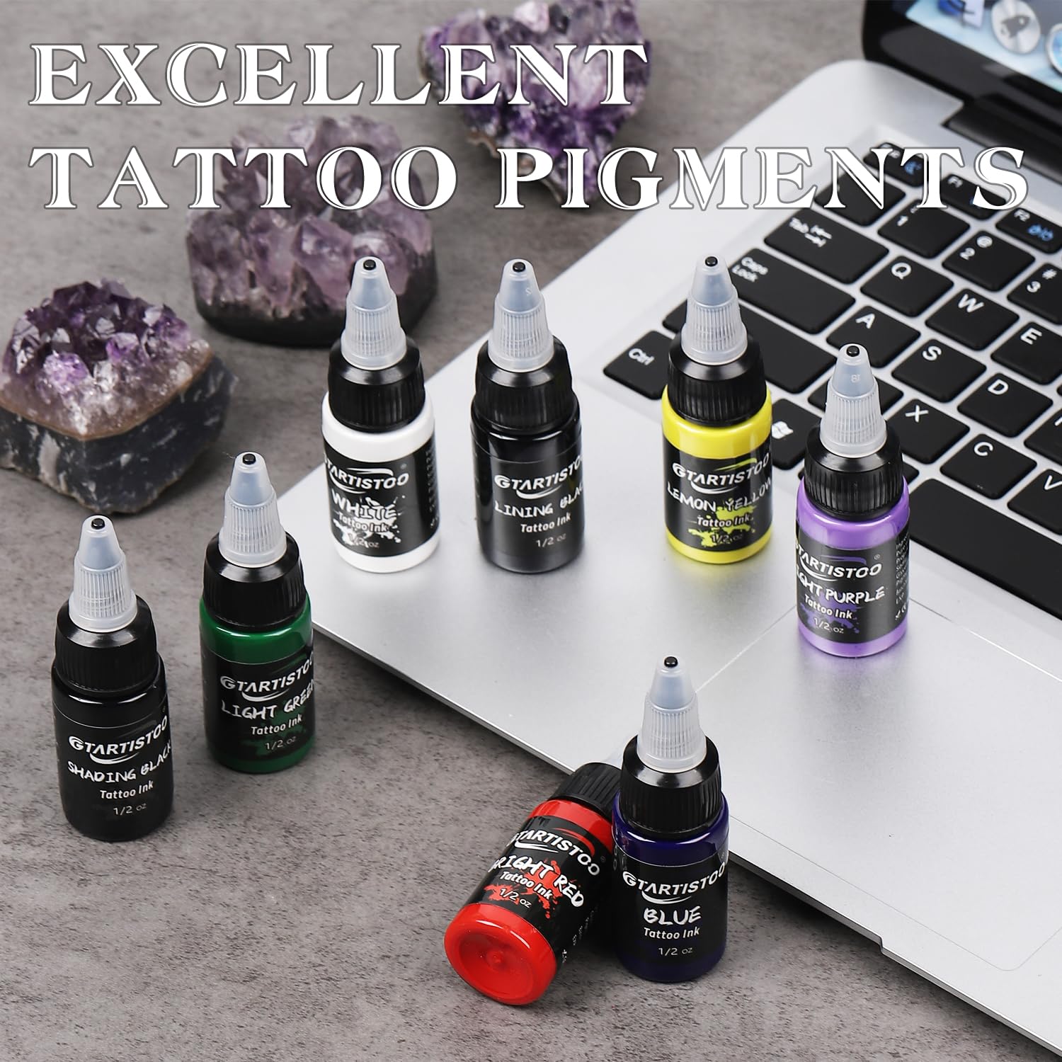 GTARTISTOO snow white opaque ink swatch for clean highlight work.