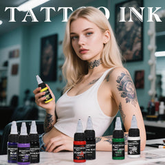 GTARTISTOO tattoo ink true black close-up for crisp shading and outlines.