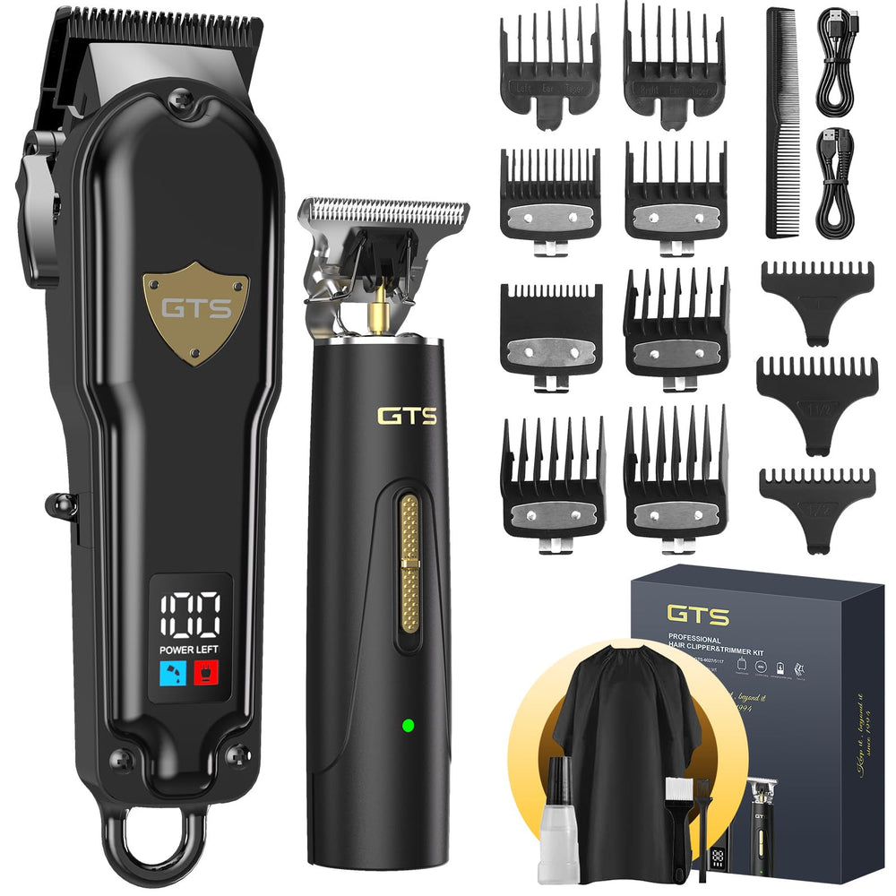 GTSPro hair clippers box shows complete set for home grooming and gifting.