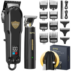 GTSPro hair clippers box shows complete set for home grooming and gifting.