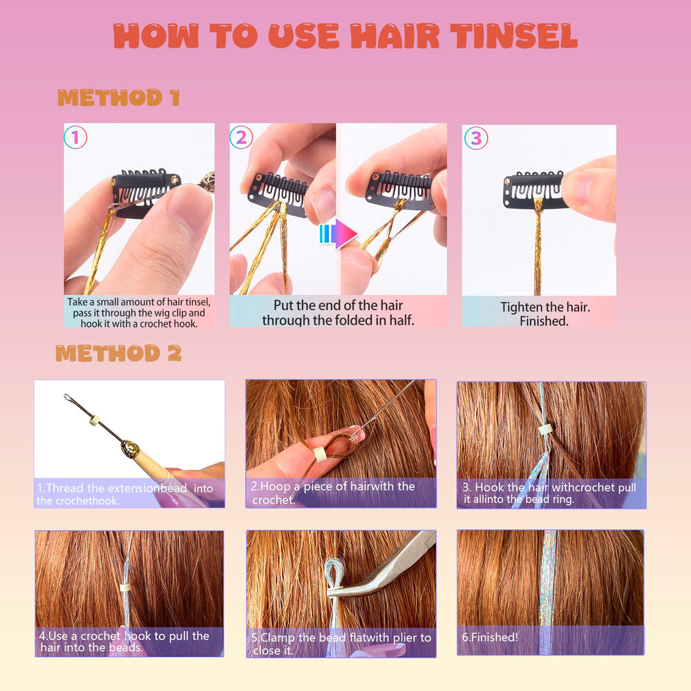 GTTUKK tool-packed kit includes pliers, crochet hook, and clips for easy application.