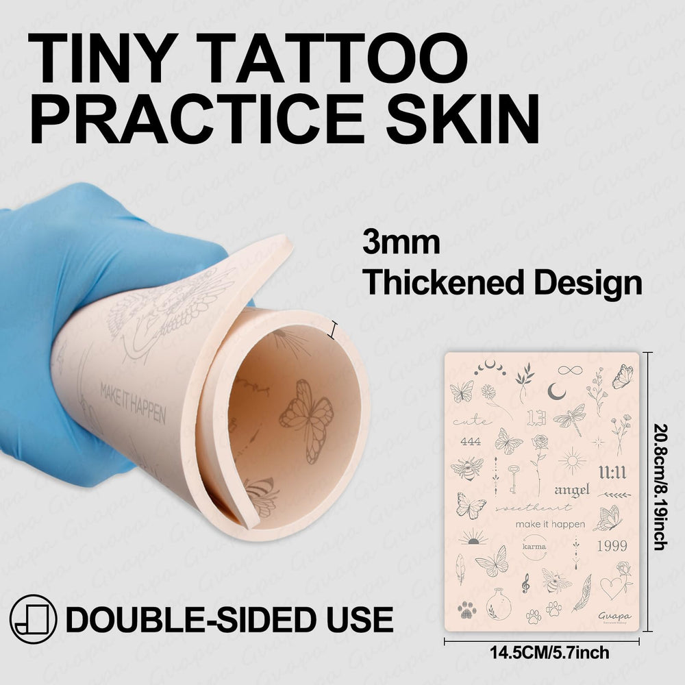 Guapa: textura realista que simula piel para entrenamiento de tatuaje.