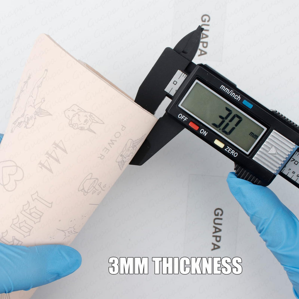 Guapa: superficie fácil de limpiar y retirar residuos de tinta.