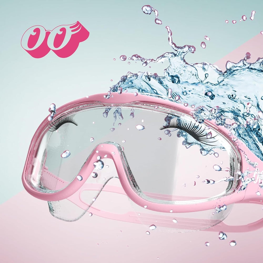 Guardaroos Lash Goggles anti-fog lens provide clear vision during showers.