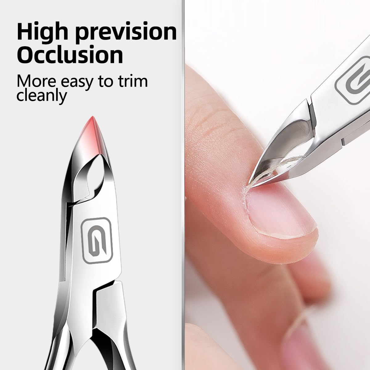 Gubonwer cuticle trimmer with ergonomic grip reduces hand fatigue during manicure