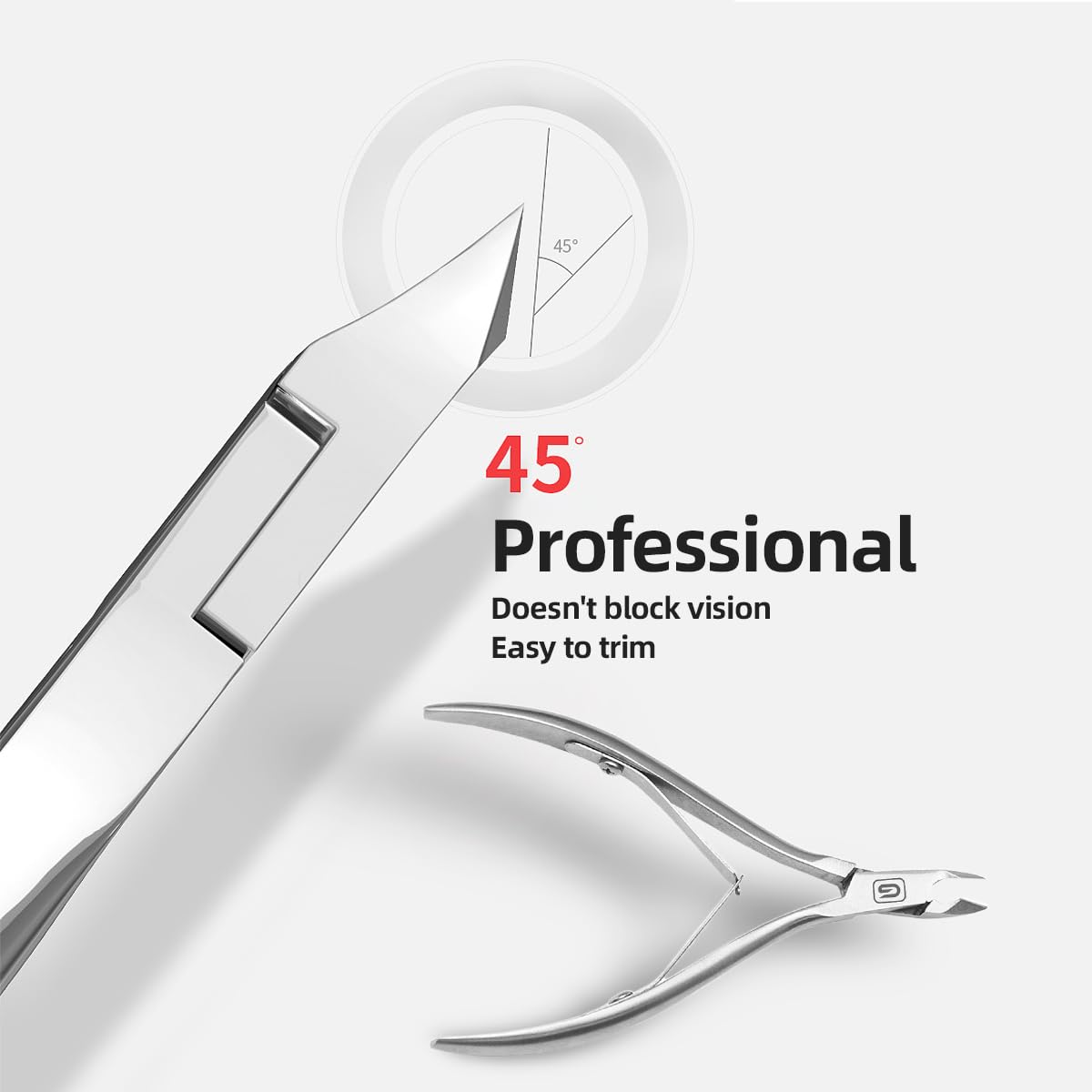 Gubonwer cuticle trimmer spring-action mechanism enables smooth clipping