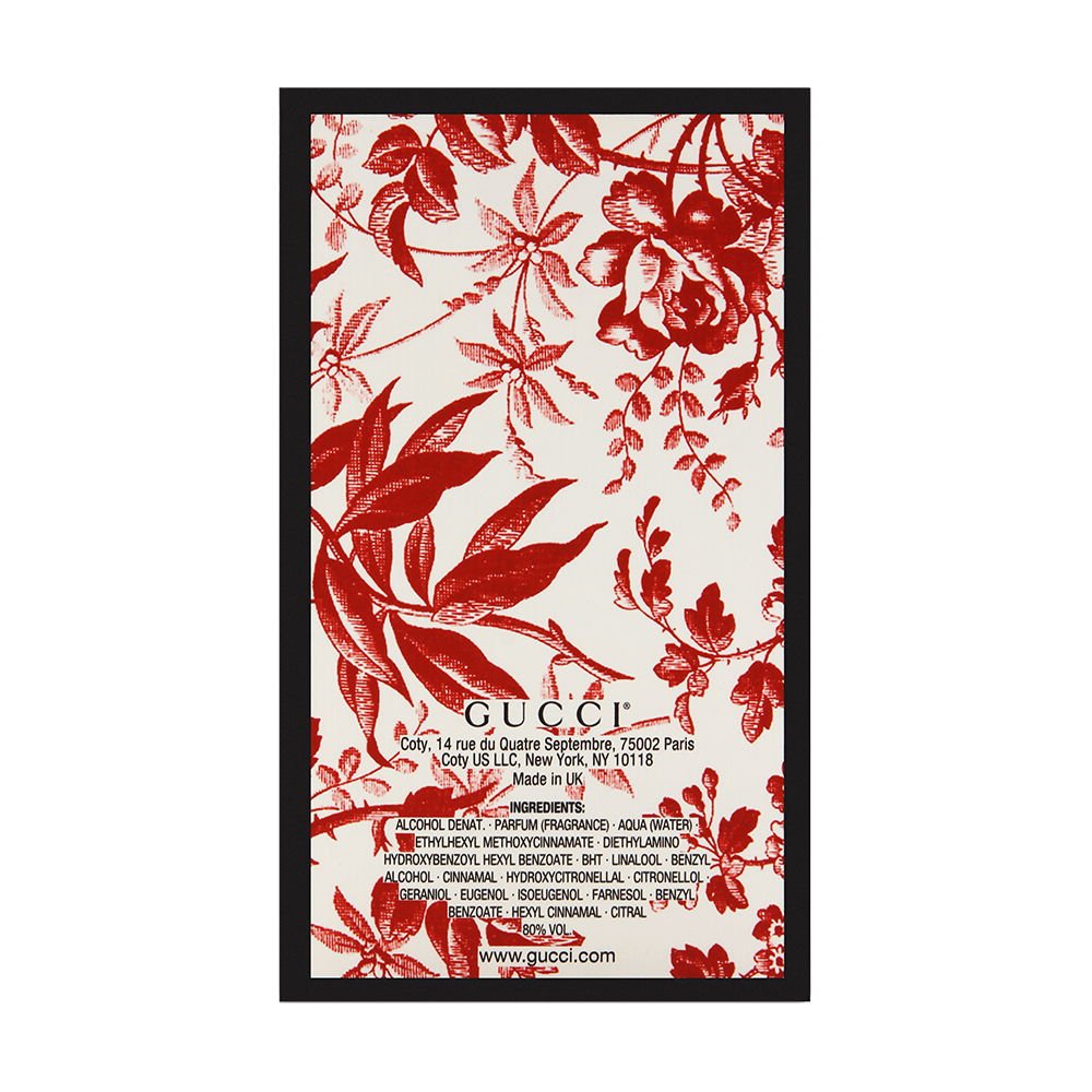 Gucci Bloom packaging box showcasing refined presentation and unboxing appeal