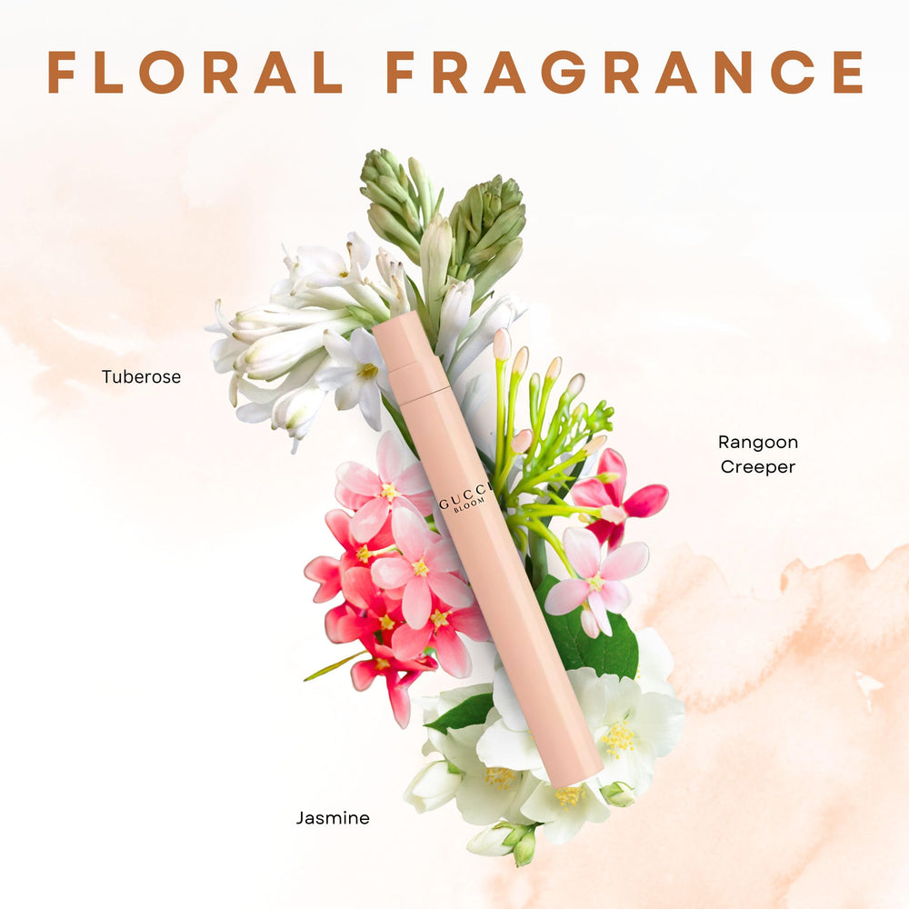 Gucci Bloom women's fragrance packaging highlighting luxury presentation