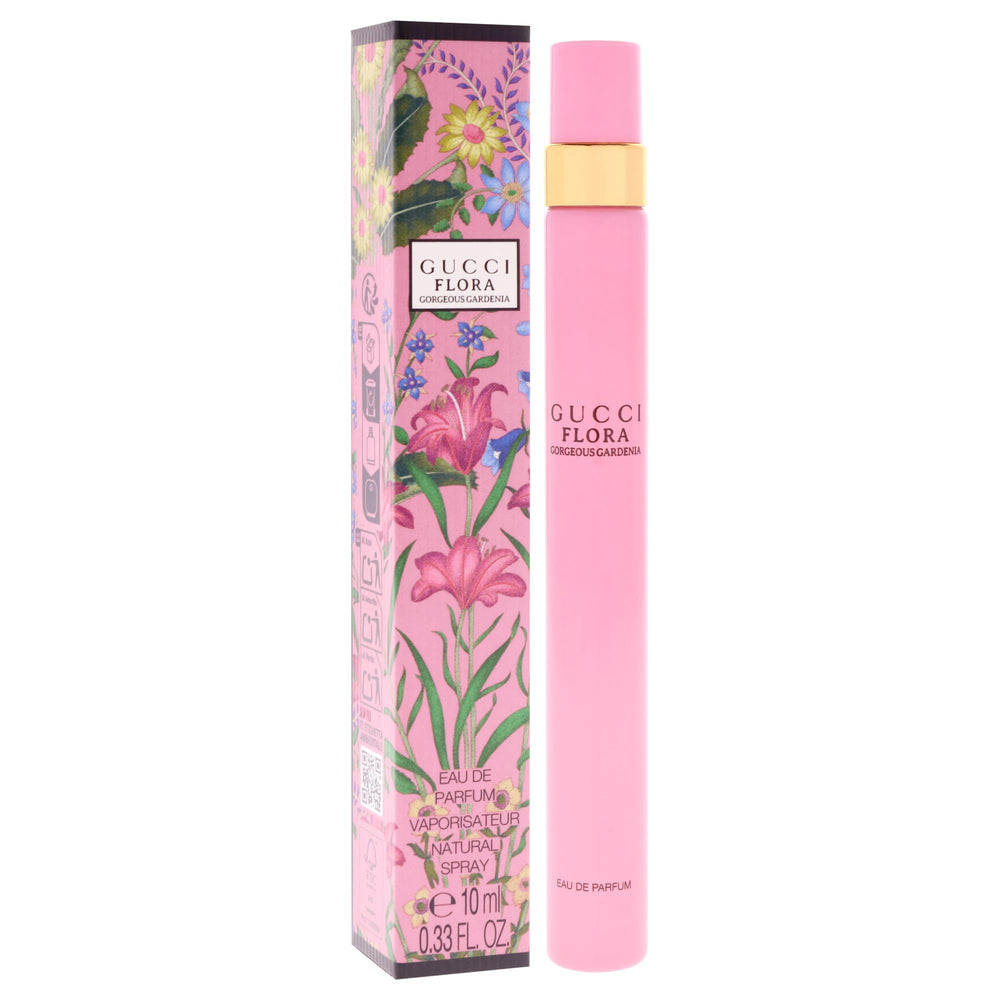 Gucci Flora Gorgeous Gardenia closeup of the cap for a premium look