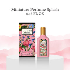 Gucci Flora Gorgeous Gardenia mini splash packaging — ideal for gifting and travel.