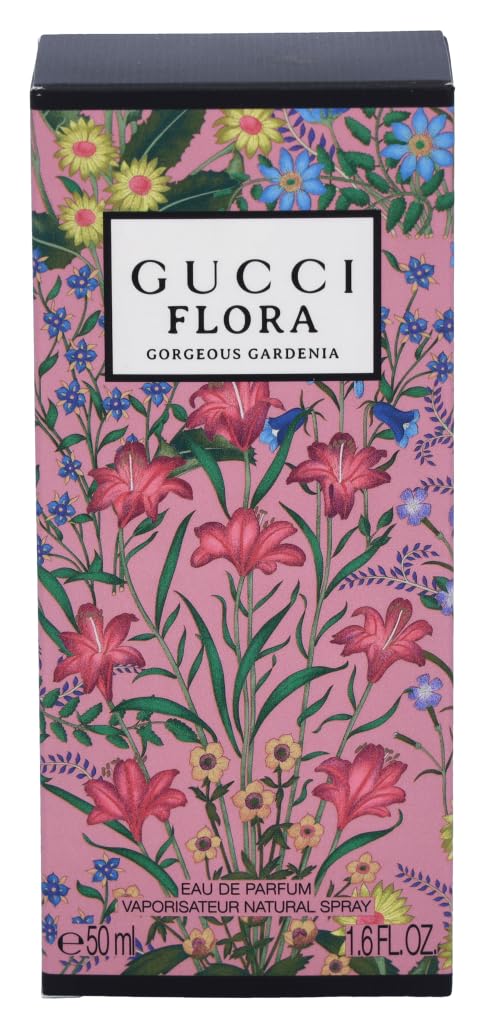 Gucci Flora Gorgeous Gardenia spray shown for versatile day to night use