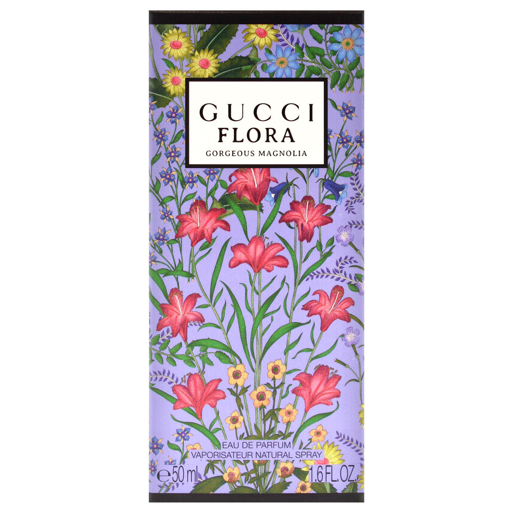 Gucci Flora Gorgeous Magnolia application on skin shows lasting wear potential.