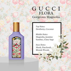 Gucci Flora Gorgeous Magnolia mini splash bottle, on-the-go floral option