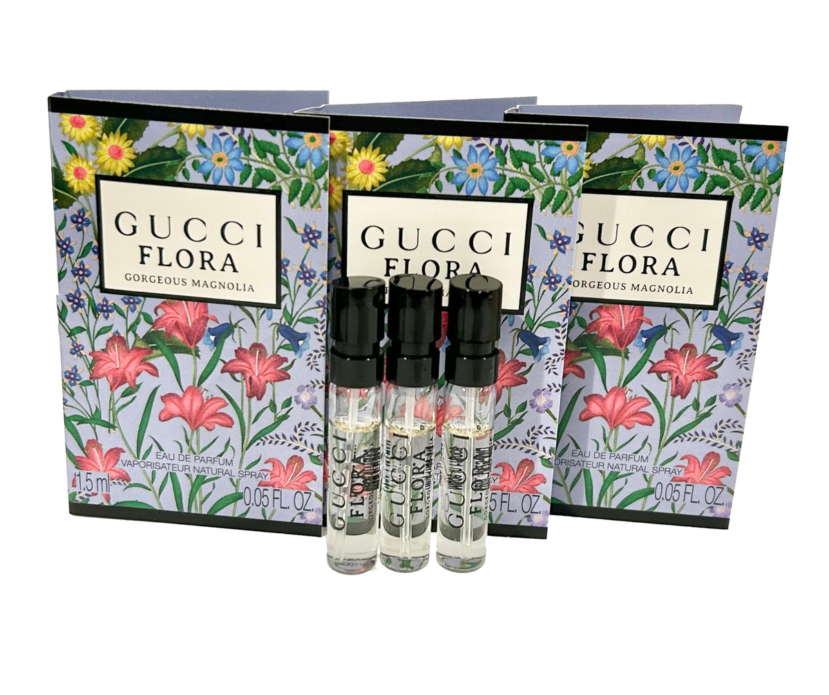 Gucci Flora Gorgeous Magnolia sample spray set 1.5ml for travel testers