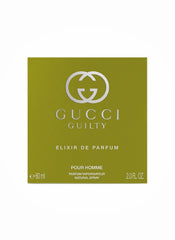Gucci Guilty by Gucci for Men Elixir spray mist enhances daily routine with refined aroma.