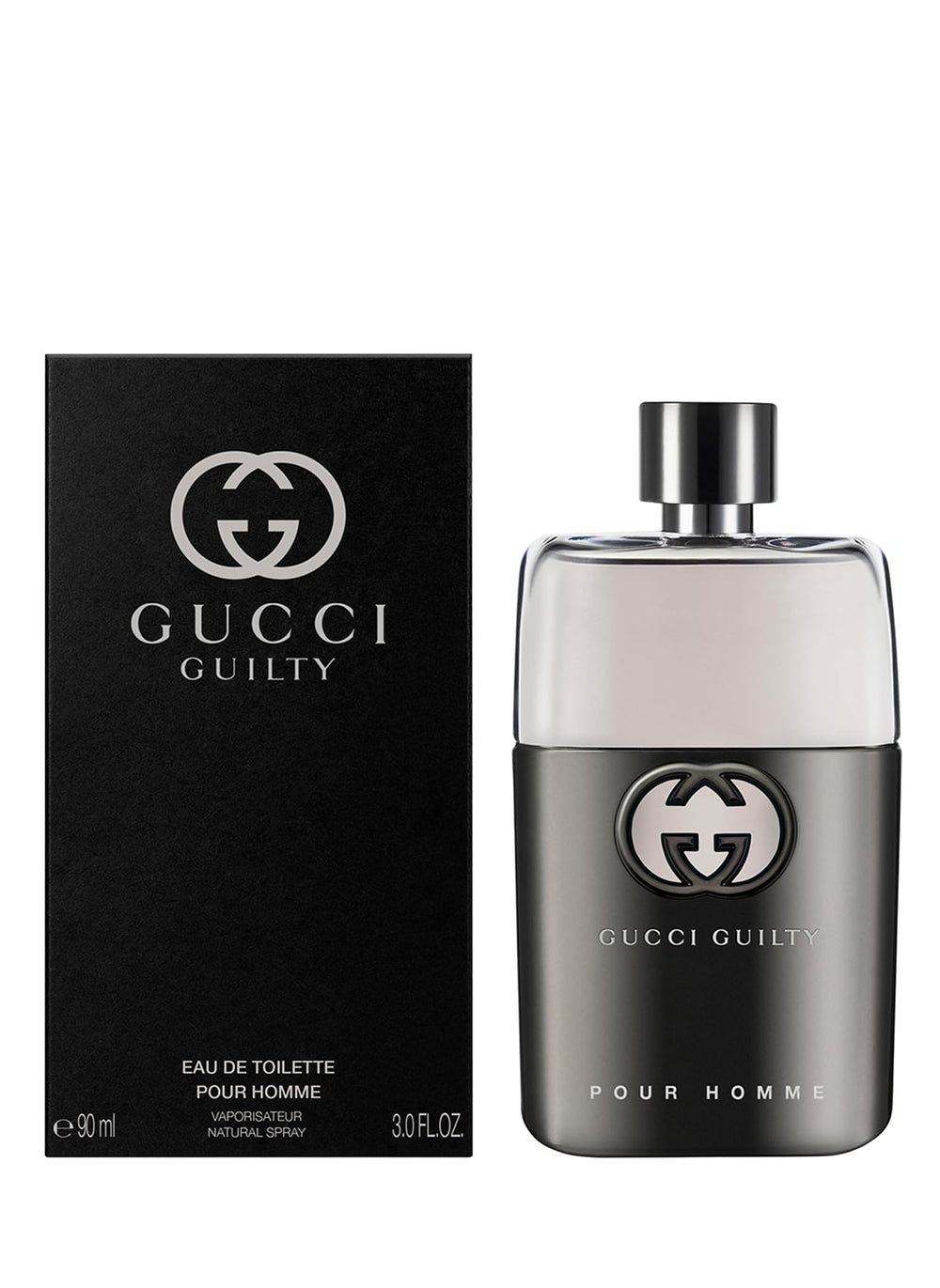 Gucci Guilty Eau De Toilette Spray cap highlighting its luxurious features.