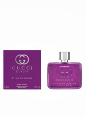 Gucci Guilty Elixir spray mist captures a radiant, long-lasting aroma ideal for upscale occasions