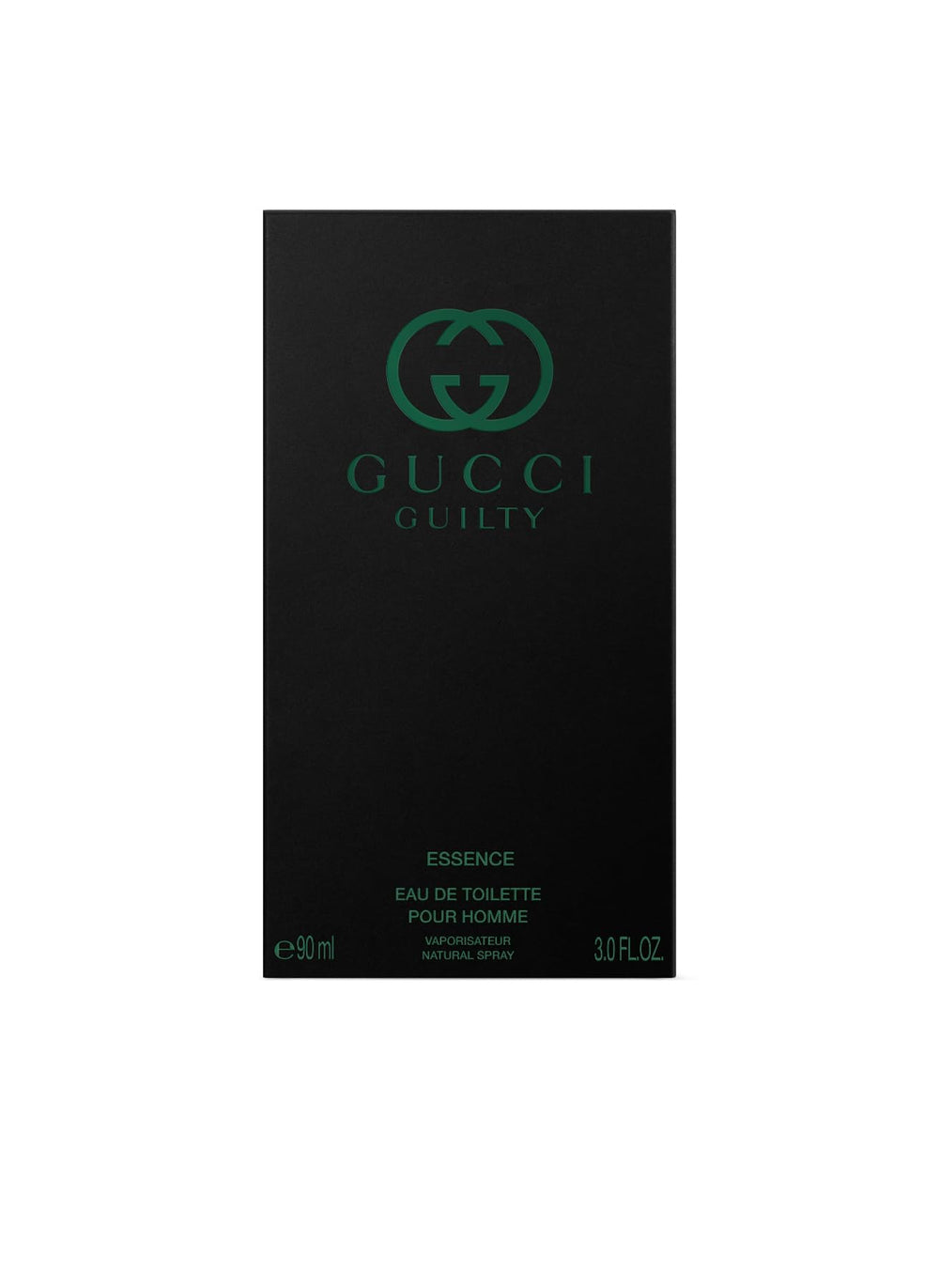Gucci Guilty Essence for Men close-up notes lavender and patchouli, aromatic profile.