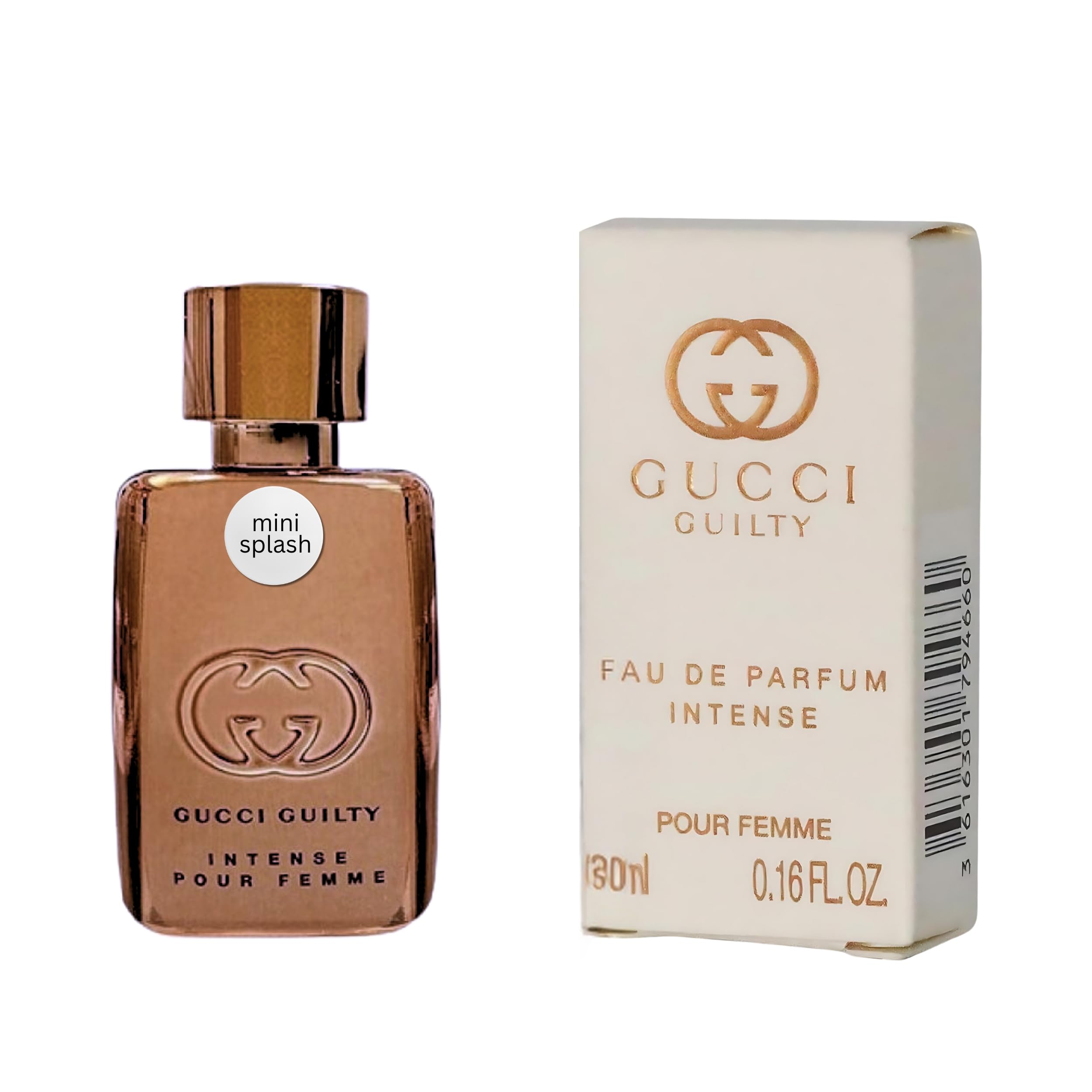 Gucci Guilty Intense mini bottle pour for on-the-go confidence.
