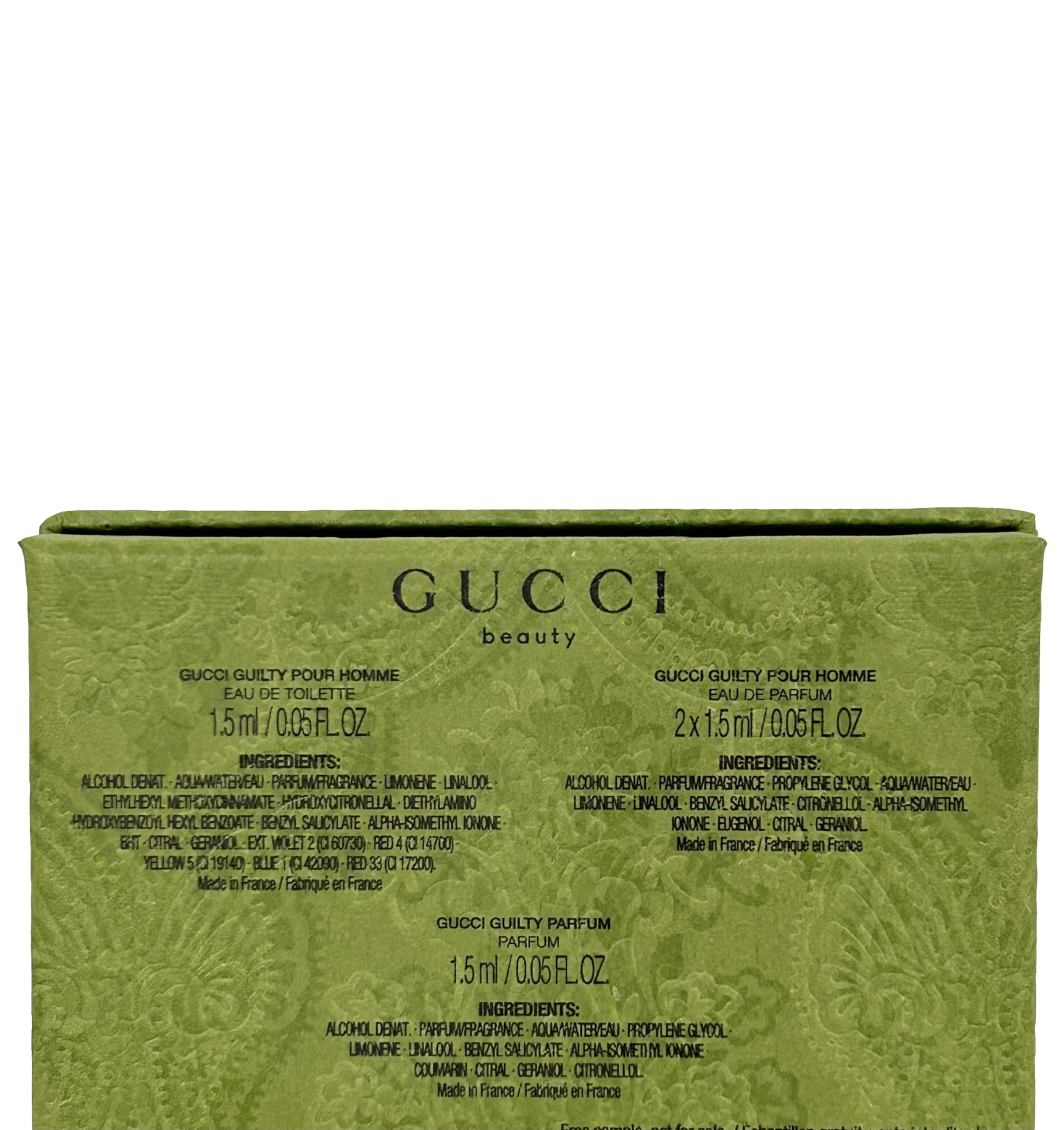 Gucci Guilty Parfum mini bottle premium scent trial on the go