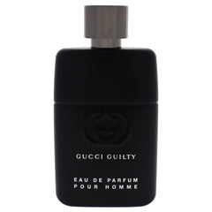 Gucci Guilty Pour Homme bottle side view, showcasing modern masculine design.
