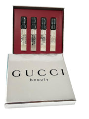 Gucci GUILTY sample-set packaging showcases portable edt trial for on-the-go testing.