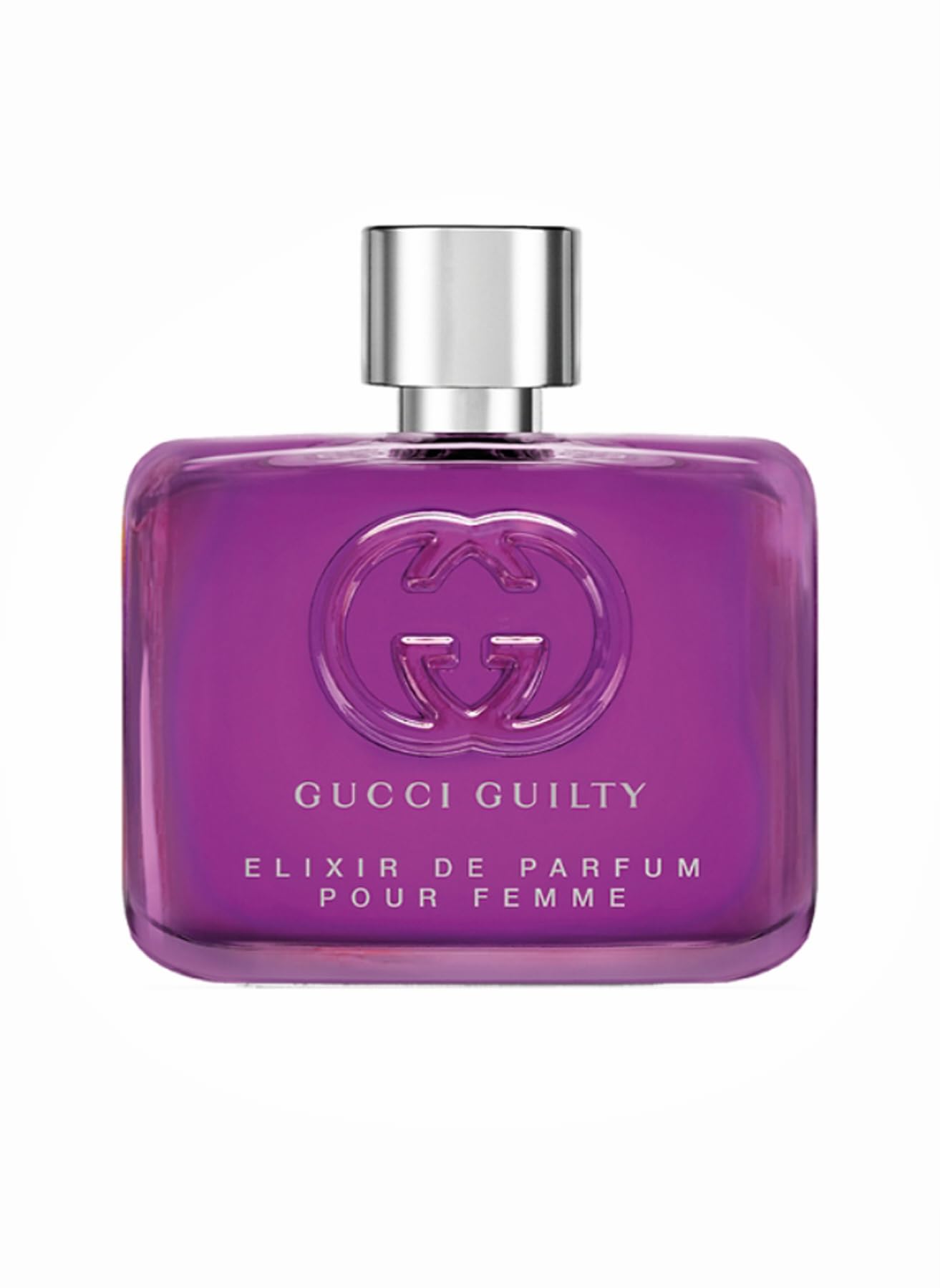 Gucci Guilty Women Elixir bottle front for a signature evening scent and confident presence