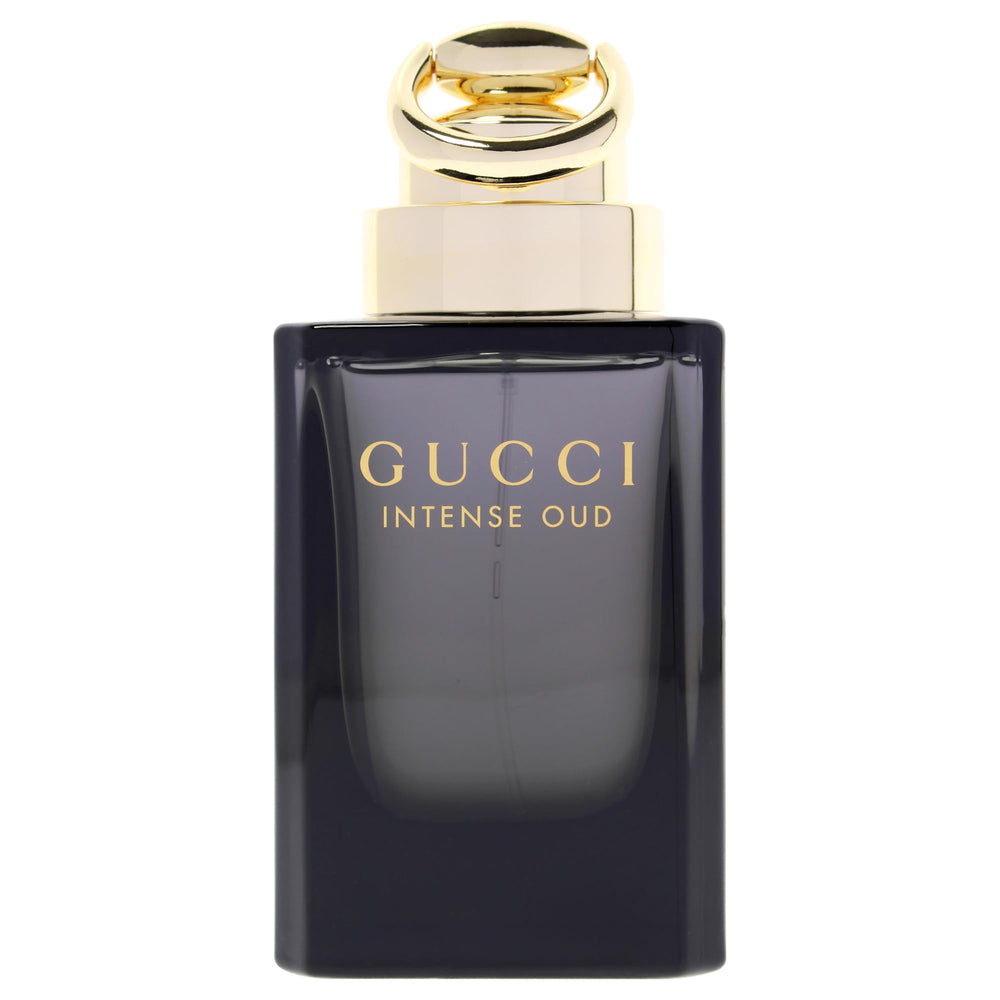 Gucci Intense Oud cap detail highlighting premium craftsmanship for collectors