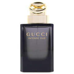 Gucci Intense Oud cap detail highlighting premium craftsmanship for collectors