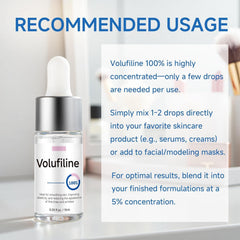 GUDE GUDE Volufiline dropper dispenses precise dosing for customizable texture and hydration.