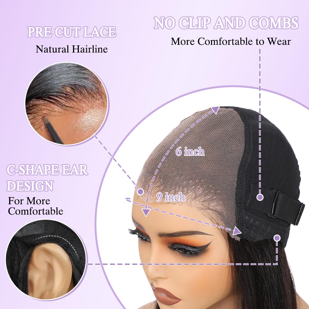 GUDOZO bleached knots ready option offers a smooth, low maintenance customization experience.