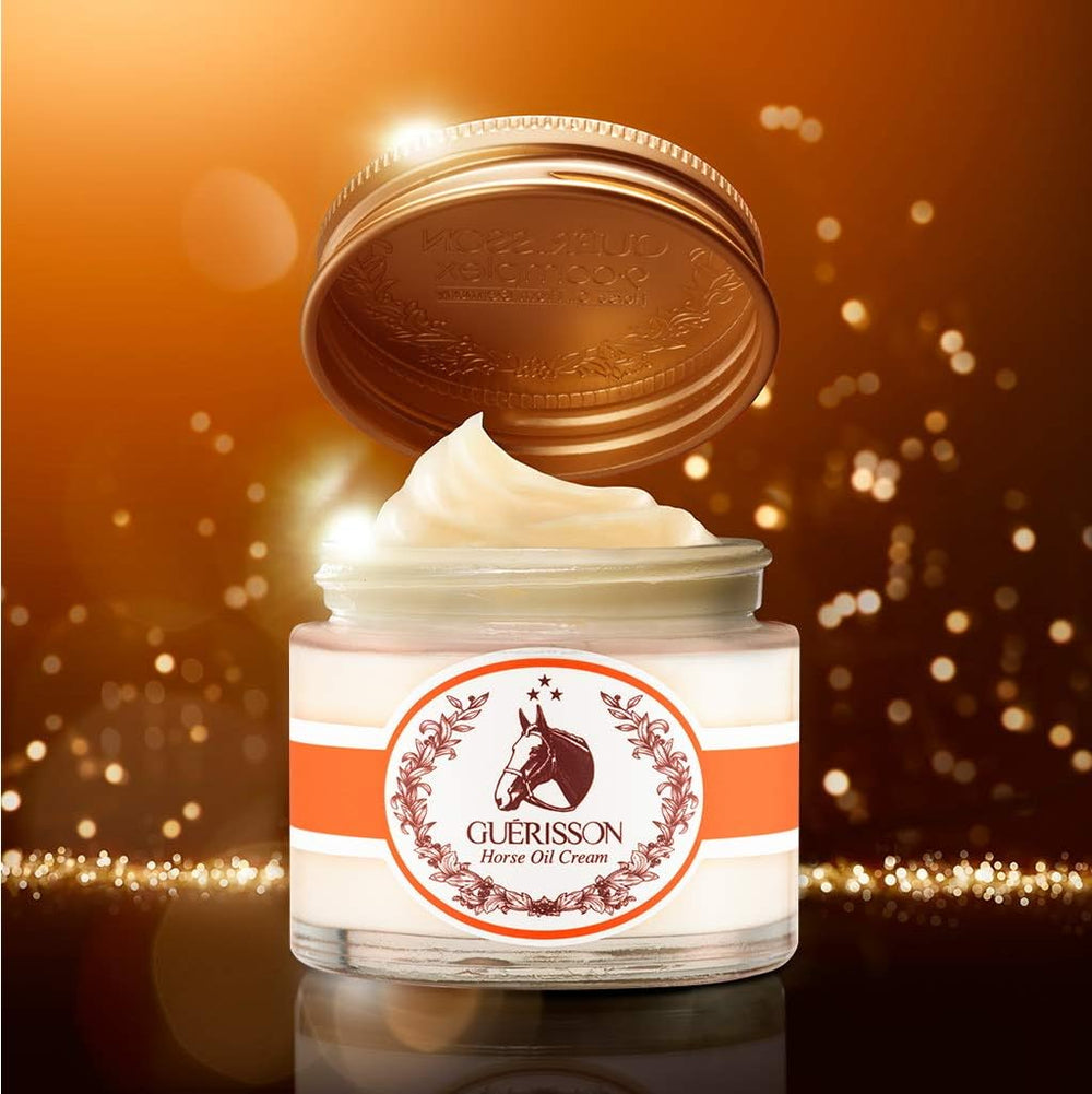 Guerisson 9 Complex Cream packaging includes authenticity QR code for guaranteed product.
