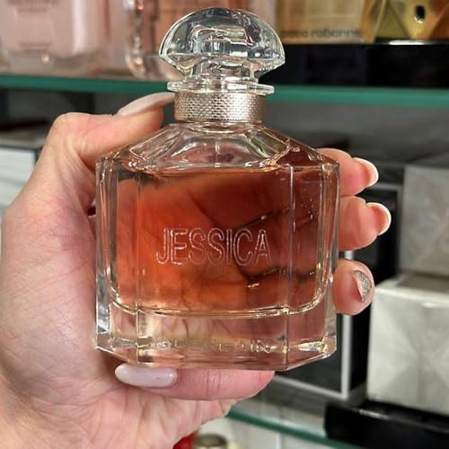 Guerlain Mon Guerlain packaging and bottle on display signals premium gifting.