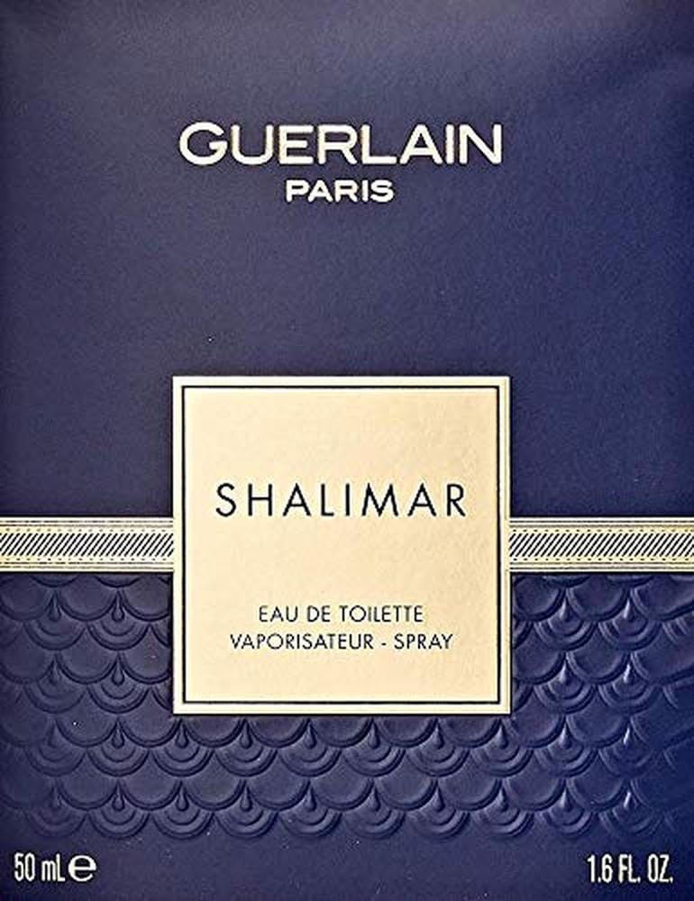 Guerlain Shalimar EDT cap close-up highlighting luxe details for collectors.