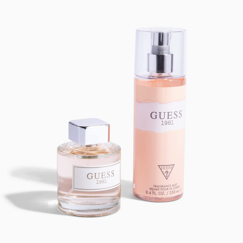 Guess 1981 cedar wood tones provide lasting structure to your fragrance profile.