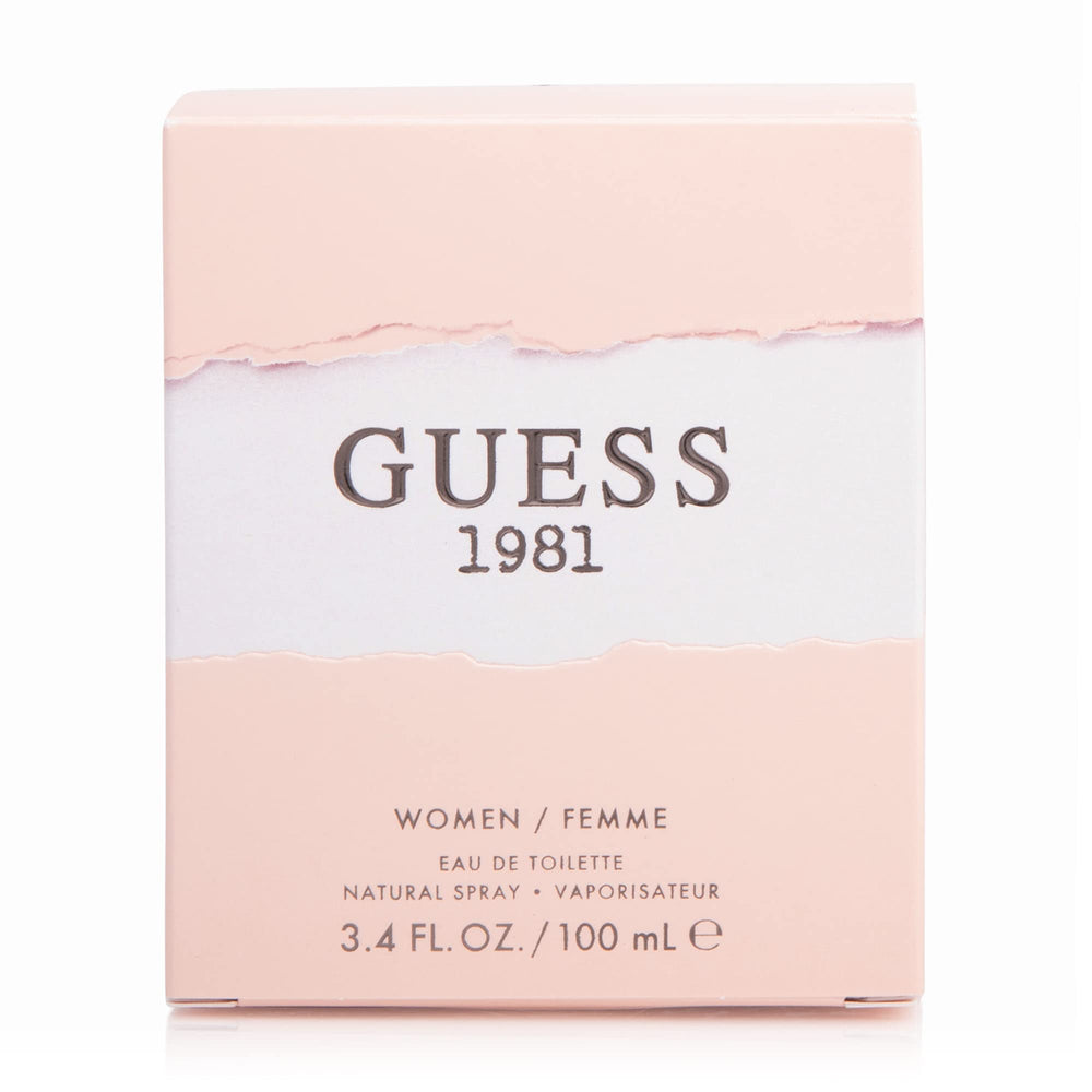 Guess 1981 gift box presentation suggests a premium, ready-to-gift experience.