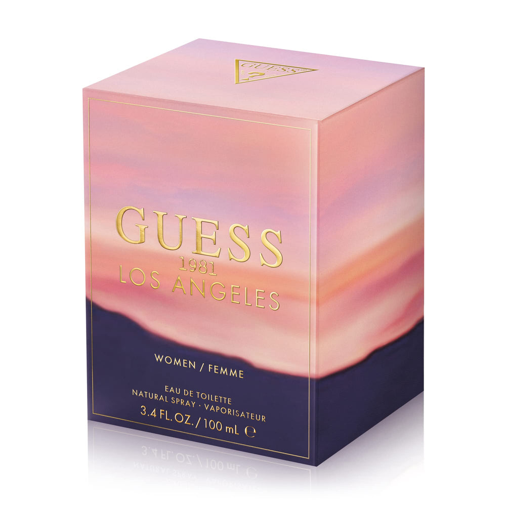 GUESS 1981 Los Angeles promotional image emphasizes oriental floral vibe.