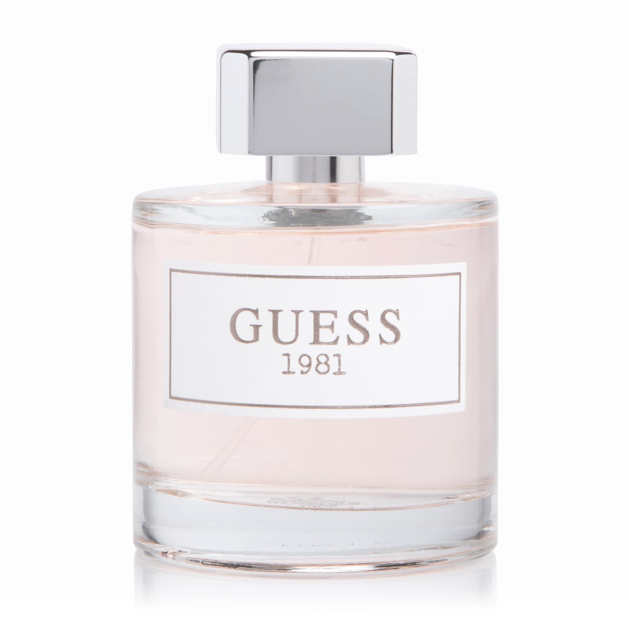 Guess 1981 sandalwood base note adds warm depth to evening looks.