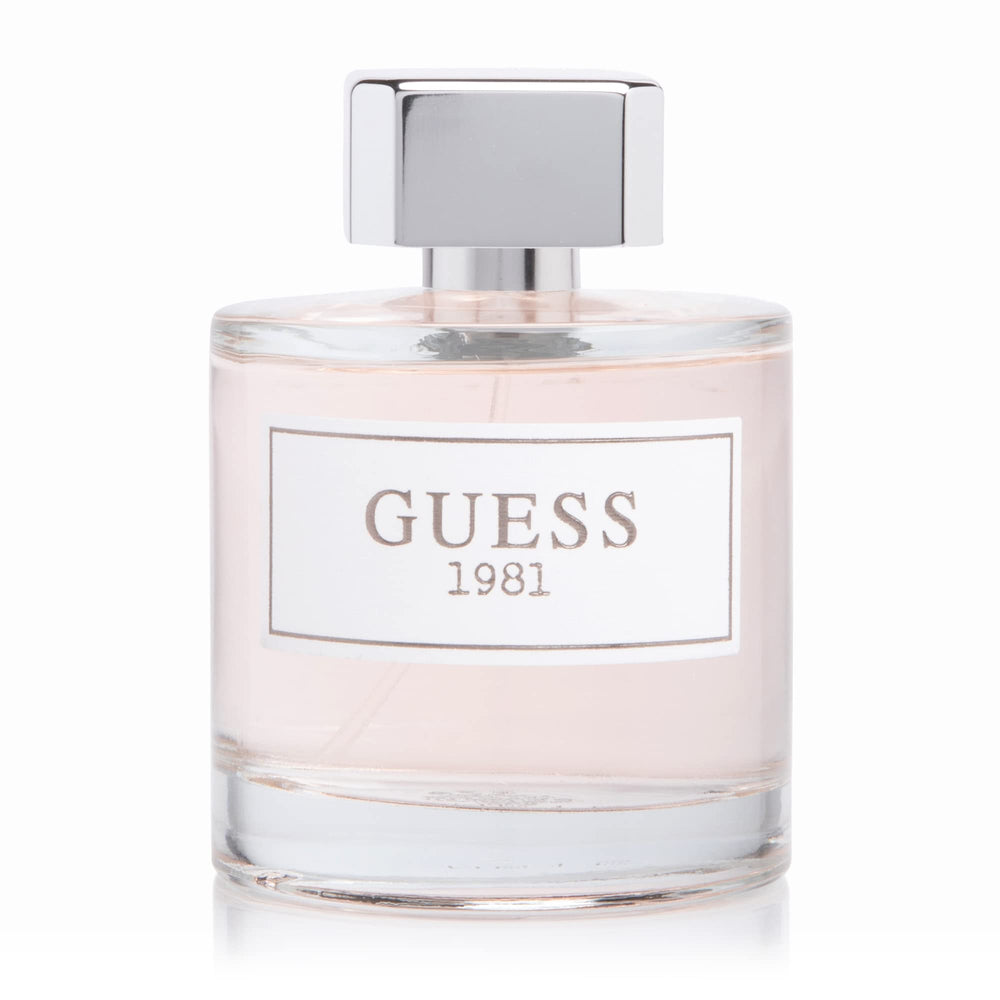 Guess 1981 sandalwood base note adds warm depth to evening looks.