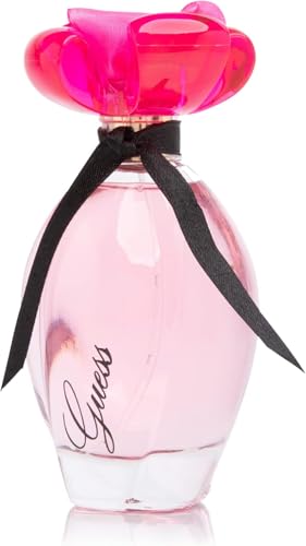 GUESS Girl bottle cap close-up emphasizes premium details perfect for gift-worthy presentation.