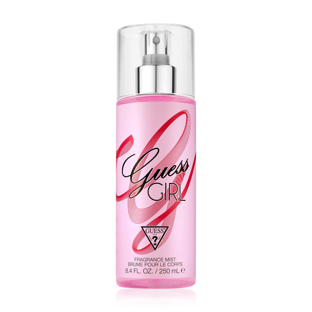 GUESS Girl Fragrance Mist bottle front showcasing a refreshing, all-day scent.