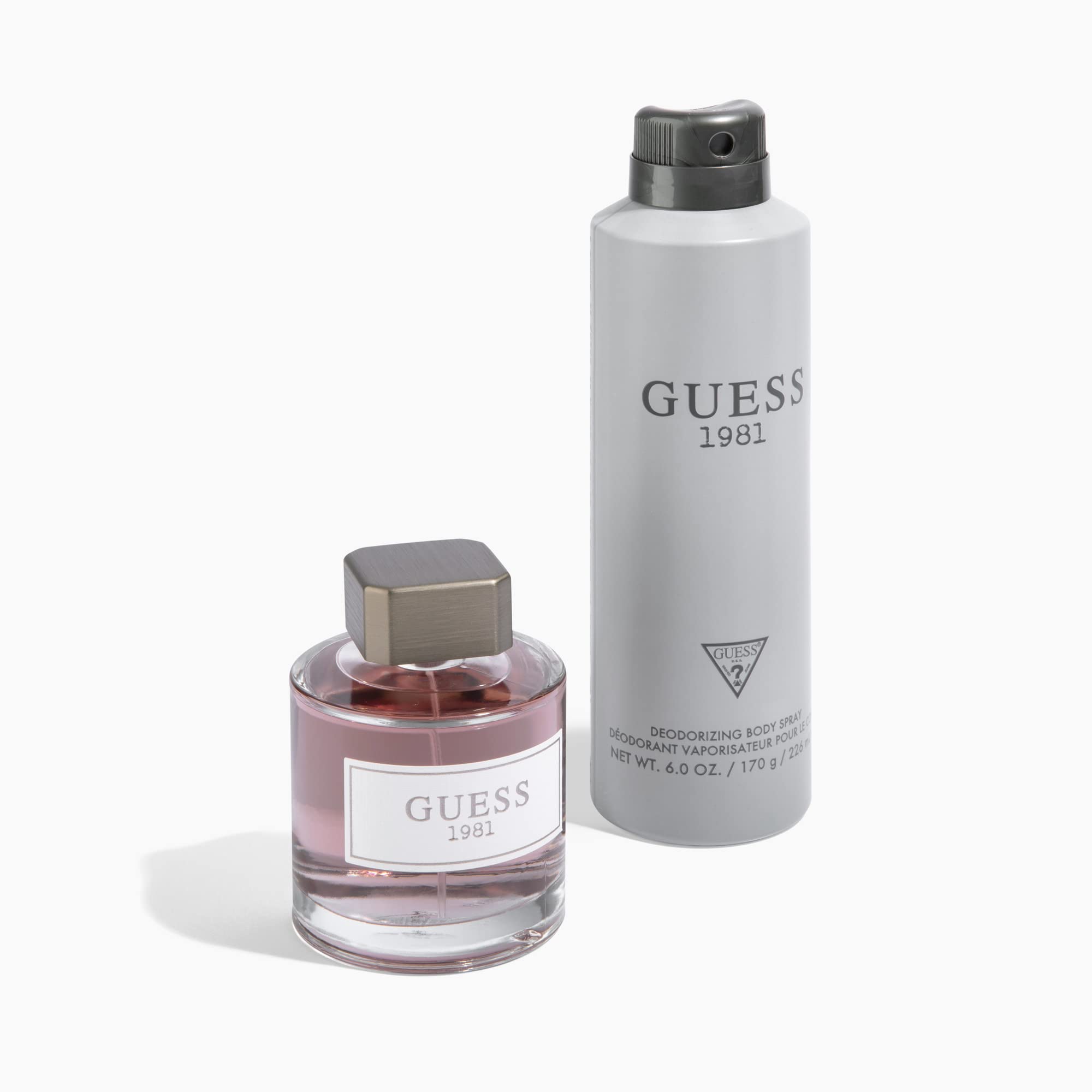 GUESS 1981 fragrance notes—top, mid, base layers for versatile use.