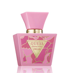 GUESS Seductive Dream cap closeup showing premium detailing and luxury appeal.