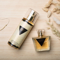 Guess Seductive cap closeup highlighting premium glamour and long-lasting scent