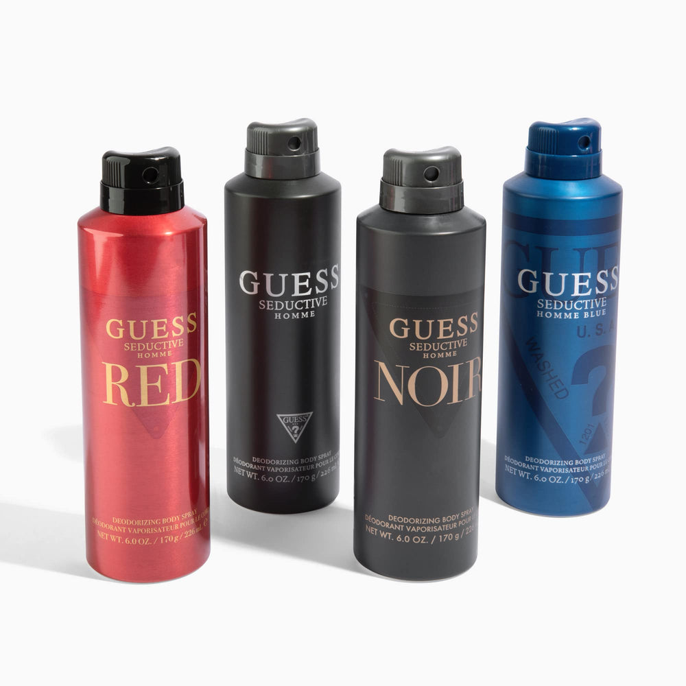 GUESS Seductive Homme Noir applies to pulse-points for balanced, long-lasting aroma.
