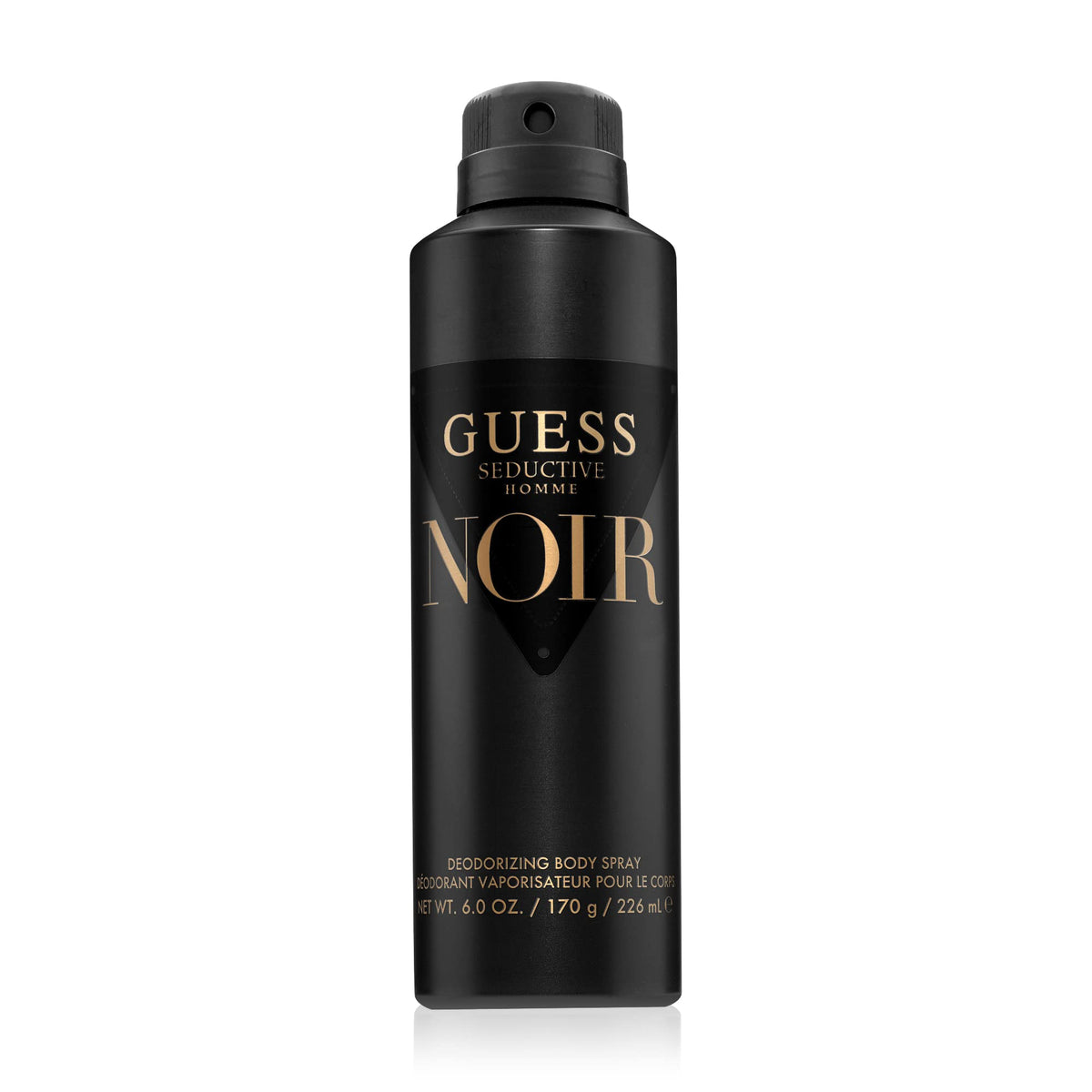 GUESS Seductive Homme Noir bottle-front highlights bold design for everyday confidence.