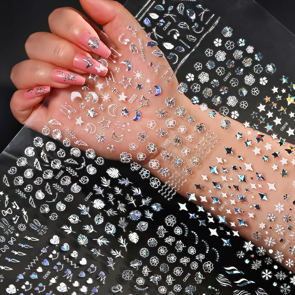 GUFUGU Christmas themed nail decorations perfect for holiday manicures.
