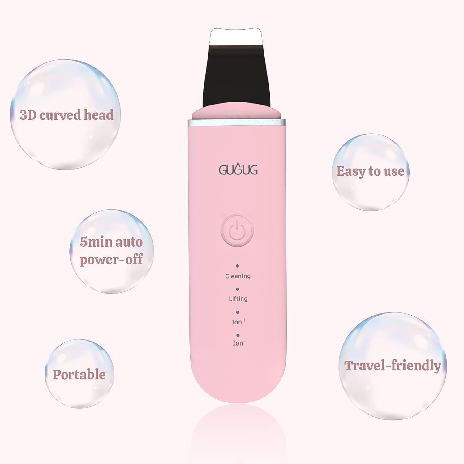 GUGUG Skin Scrubber compact-travel shot signals easy skincare on the go