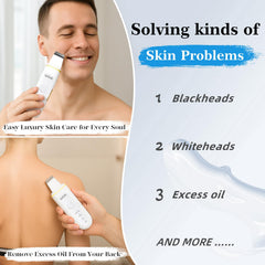 GUGUG Skin Scrubber Ion+ mode applying skincare product for better absorption.