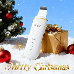 GUGUG Skin Scrubber pore-cleanser focus on nose area during treatment.